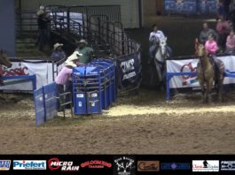 Hali and Jennifer Runs in USTRC All Girl Roping