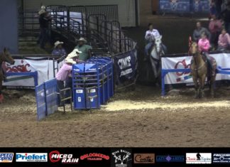 Hali and Jennifer Runs in USTRC All Girl Roping