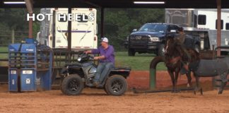 Gabe and Hali Going to Athens Truck Roping