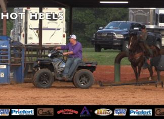 Gabe and Hali Going to Athens Truck Roping