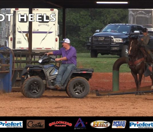 Gabe and Hali Going to Athens Truck Roping
