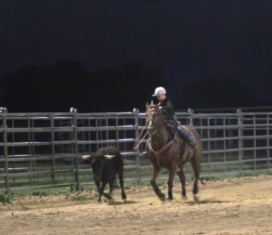 Hali getting Ready for Waco Plus Gabe Turning Some