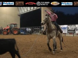 Hali Wins 2nd in #10 Muley Roping at the Patriot