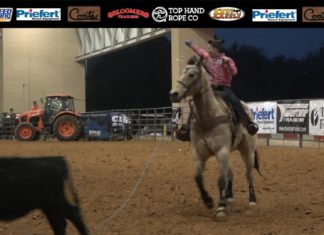 Hali Wins 2nd in #10 Muley Roping at the Patriot