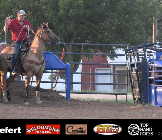 Speed and Hali Running some Breakaway Calves