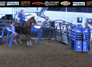 Hali and Gabe First Rodeo of 2020