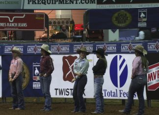 Hali Runs in the Open 500 a Girl at Lazy E Arena