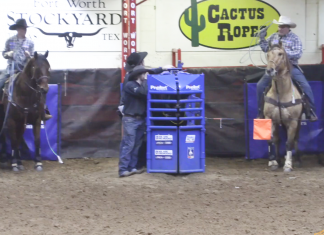 Speed & Gabe at Cowtown rodeo 1.8.22