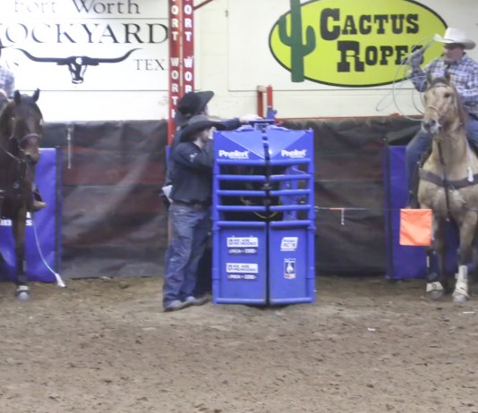 Speed & Gabe at Cowtown rodeo 1.8.22