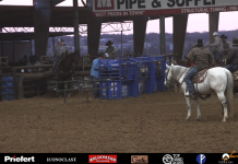 Speed and Gabe’s first Open roping together