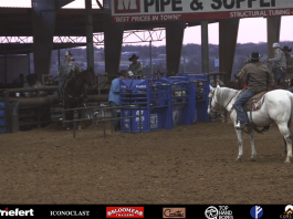 Speed and Gabe’s first Open roping together