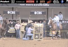 Speed & Gabe’s run at WCRA rodeo in Ft Worth