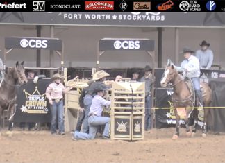 Speed & Gabe’s run at WCRA rodeo in Ft Worth