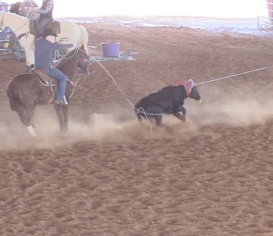 Josh Frost, Pro Bull Rider, and his wife spend time at the Williams Ranch