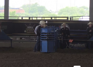 Speed heeling for Beau Hebert at Corpus Christi