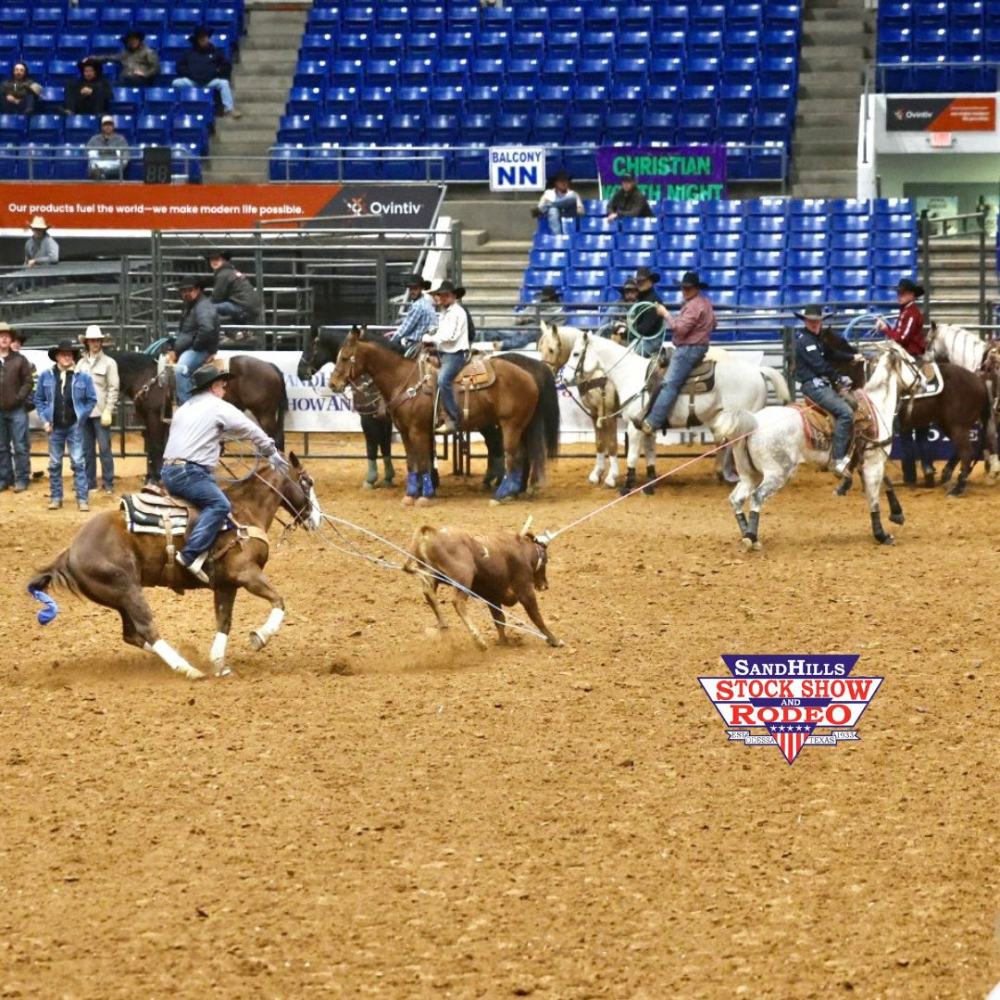 Heeling for Gabe at his first pro rodeo | Speed Williams